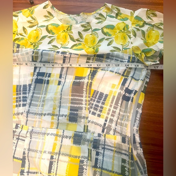 Custom made Lemon Plaid Summer Dress - Picture 7 of 13
